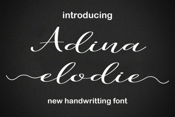 Adina Elodie: The Script Font Worth Your Attention