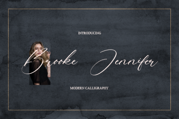 Brooke Jennifer: A Premium Script Font for Designers
