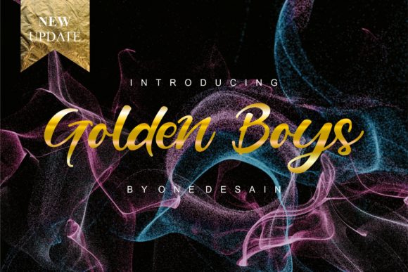 Golden Boys Script Font for Premium Design Projects
